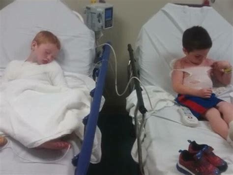 Brothers Hospitalised For Sunburn Blisters From Daycare News Com Au