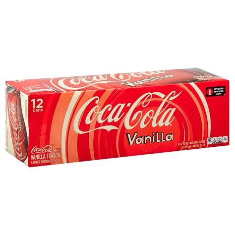 Coca Cola Vanilla Coke 12 Oz Cans Shop Soda At H E B