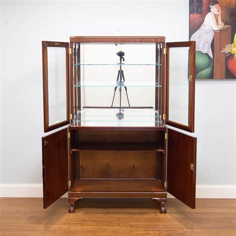 Maybe you would like to learn more about one of these? 6608 - Vintage Carved Mahogany Glass Display Cabinet ...