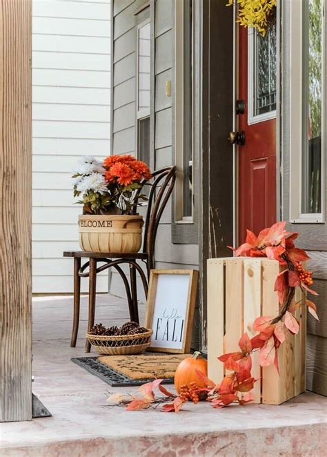 Fall Front Porch Decorating Ideas On A Budget Joyfully Growing Blog