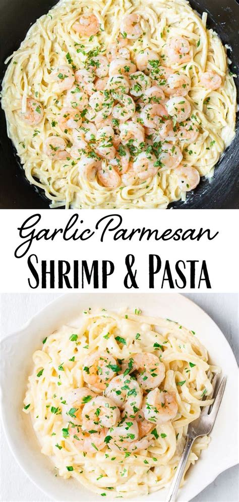 Creamy Garlic Parmesan Shrimp Pasta A Super Easy Recipe
