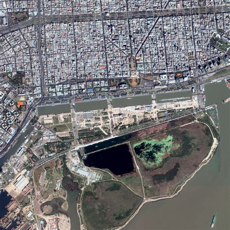 Imagen Foto Satelite Del Centro De Buenos Aires Argentina Gifex My