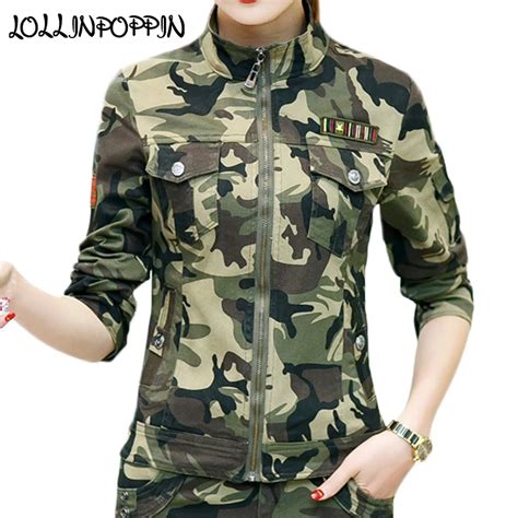 Buy Womens Military Camouflage Jacket With Chest Flap