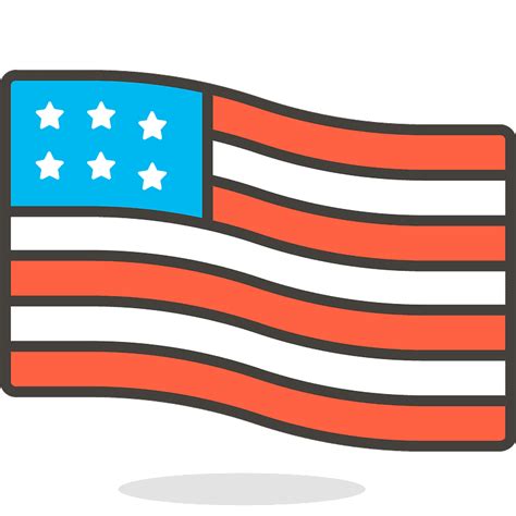 American Flag Emoji Png Meme Image