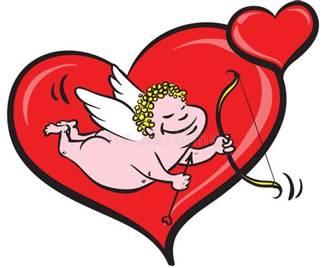 Cupid And Hearts Stock Vector Illustration Of Wing Flying 17662918