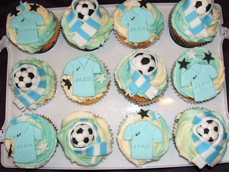 Manchester City Cupcake Toppers