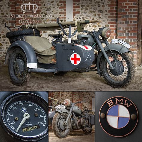 Himself to the restoration of classic bmw this motorcycle has a current fl title and has alot of things addressed which make it. German BMW R75 Motorcycle with Side Car- Ambulance - History in the Making
