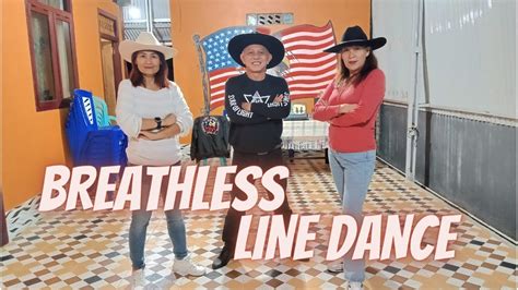 breathless line dance by rust country dance youtube