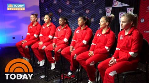 Meet The Usa Womens Gymnastics Team Led By Simone Biles Youtube