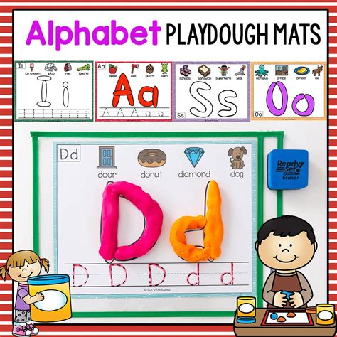Alphabet Playdough Mats Fun With Mama Shop