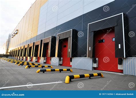 Loading Docks Of A Modern Logistics Complex Stock Photo Image Of