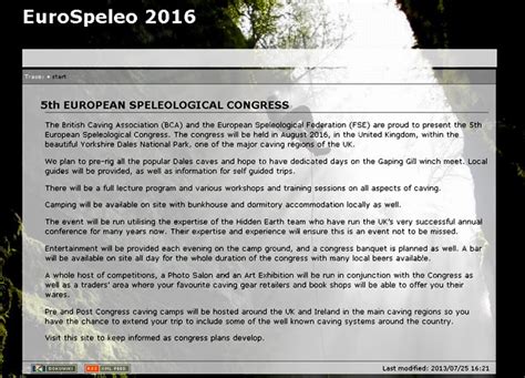 Espeleobloc Eurospeleo 2016
