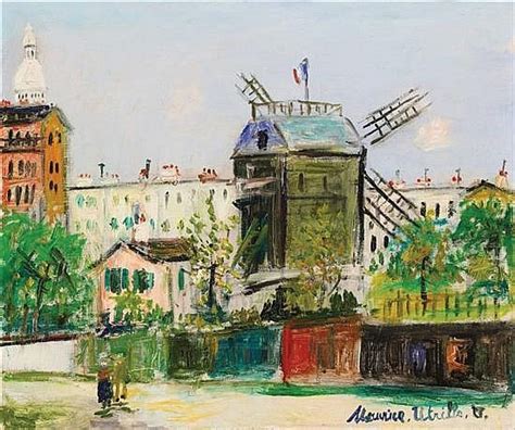 Maurice Utrillo 1883 1955 French Montmartre L By Matsart