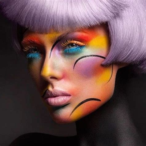 Creative And Fun Editorial Makeup Mod Magazine Makeup