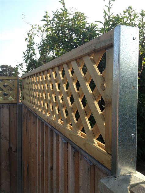 Concrete Fence Post Extensions Extenders Trellis Panel Screws Included
