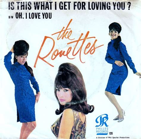 The Ronettes — 1965 45rpm Record Sleeve The Ronettes Album Cover Art