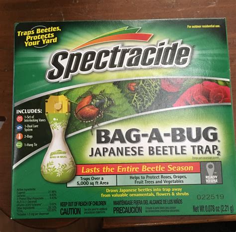 Sprectacide Japanese Beetle Bag Trap Works Very Well
