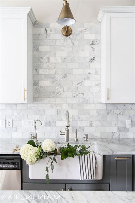 35 Elegant White Kitchen Backsplash Design Ideas Page 14 Of 37