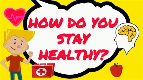 How To Stay Healthy Youtube