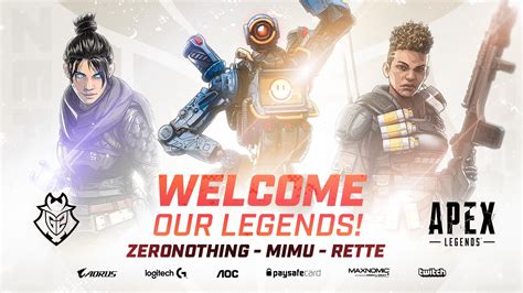 Welcoming Our New Apex Legends Team Na G2 Esports