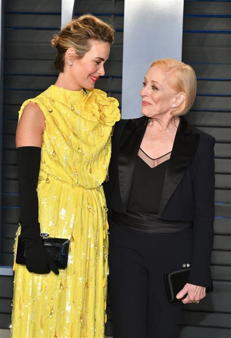 Holland Taylor And Sarah Paulson At Oscars Afterparty 2018 Popsugar Middle East Celebrity And