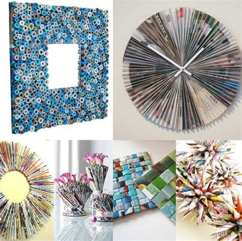 Diy Ideas Best Recycled Magazines Projects