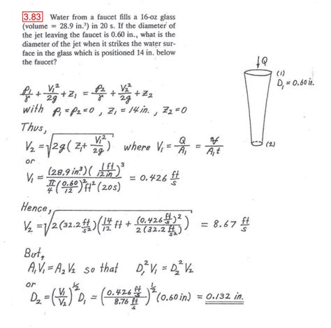 Bernoulli's equation, which is a fundamental relation in fluid mechanics, is not a new principle but is derivable from the basic laws of. Question About Bernoulli's Equation (fluid Mechani ...