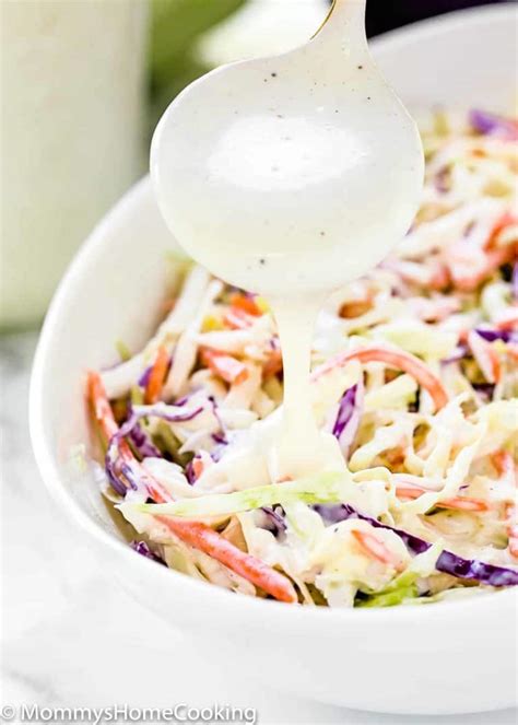 Easy Creamy Eggless Coleslaw Mommys Home Cooking