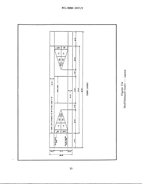 Figure 15a Shuffleboard Court Layout