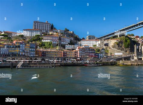 Old Town Skyline From Across The Douro River Typical Colorful Facades