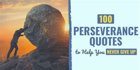 100 Perseverance Quotes To Help You Never Give Up