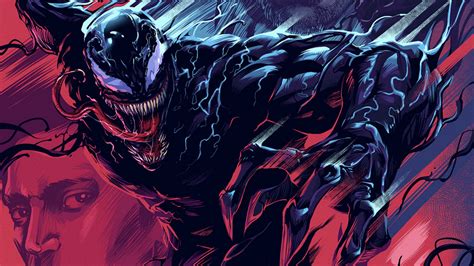 Deadpool, venom, illustration, artwork, comics. Venom Artwork 4k 2018, HD Superheroes, 4k Wallpapers, Images, Backgrounds, Photos and Pictures