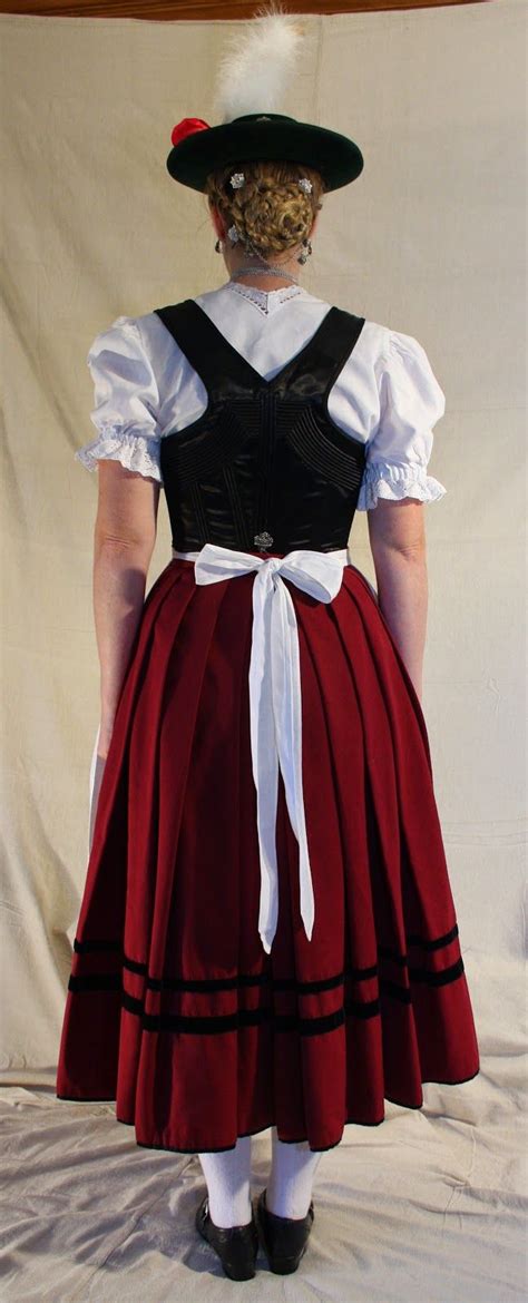 Womens Costume Of Miesbach Region Upper Bavaria Germany Costumes