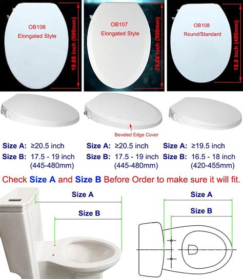 Toilet Bowl Seat Cover Measurements Toilet Cool Media