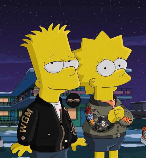 Lisa And Bart Bart Simpson Desenhos Fofos De Amor Os Simpsons