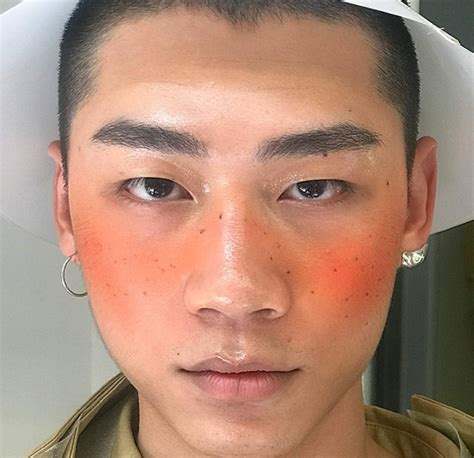 Boy Blush A Makeup Mood Aesthetic Makeup Male Makeup Blush Makeup