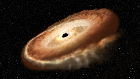 Hubble Telescope Supermassive Black Hole Caught Eating A Star Bbc