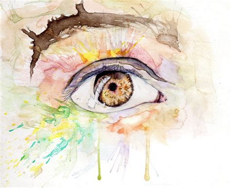 Watercolor Eye Painting