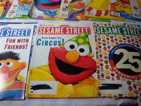 Lot Of 22 Sesame Street Magazines 1991 1992 1993 1994 1815339347