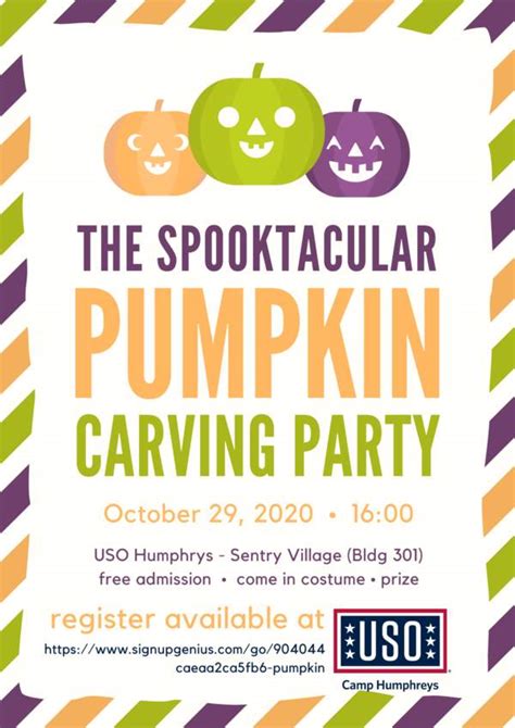 Spooktacular Pumpkin Carving Party Uso Korea