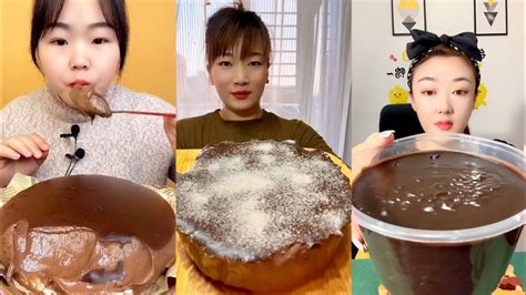 Kwai Thick Choco Lava Cake Dessert Mukbang Eating Show Chinese