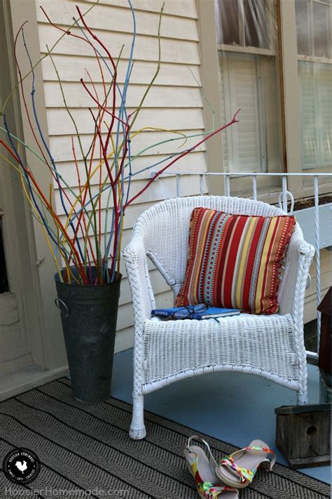 Interior design is a fantastic way to express yourself and create an. Front Porch Decorating Ideas on a Budget - Hoosier Homemade