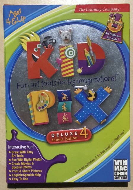 Kids Pix Deluxe 4 Games Marketingprint