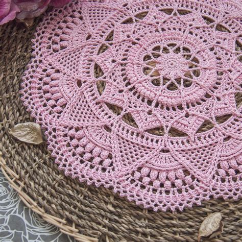 Pattern For Crochet Doily Taala Instant Download Etsy