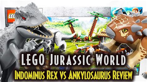 Lego Jurassic World Indominus Rex Vs Ankylosaurus Hetybin