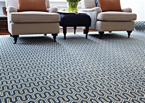 Modern Patterned Carpet Moderne Salon Détroit Par Hagopian Rugs