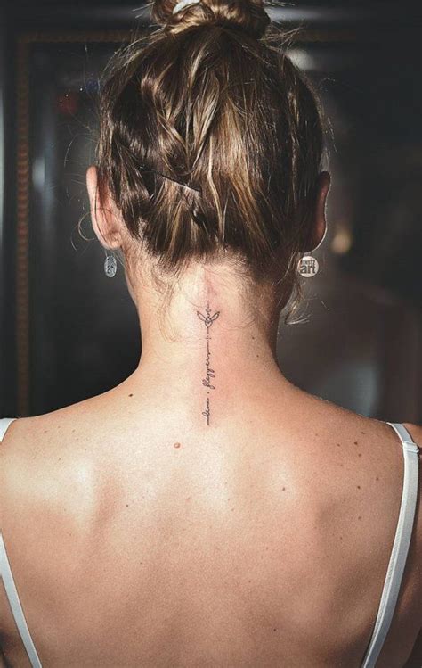 60 Impressive Neck Tattoo Ideas That You Will Love Small Neck Tattoos Neck Tattoos Women