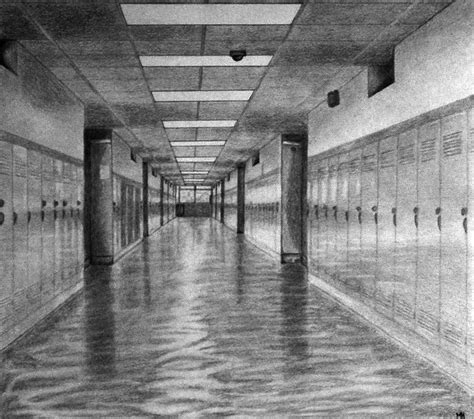 Hallway Linear Perspective By Monicaholsinger On Deviantart One