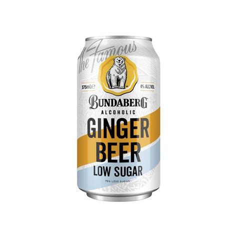Buy Bundaberg Alcoholic Ginger Beer Low Sugar 4 Pack