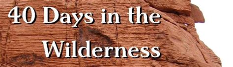 40 Days In The Wilderness A Bible Discussion Guide For Lent Hubpages